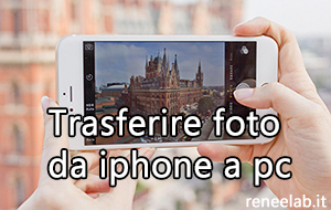 come scaricare foto da iphone a pc